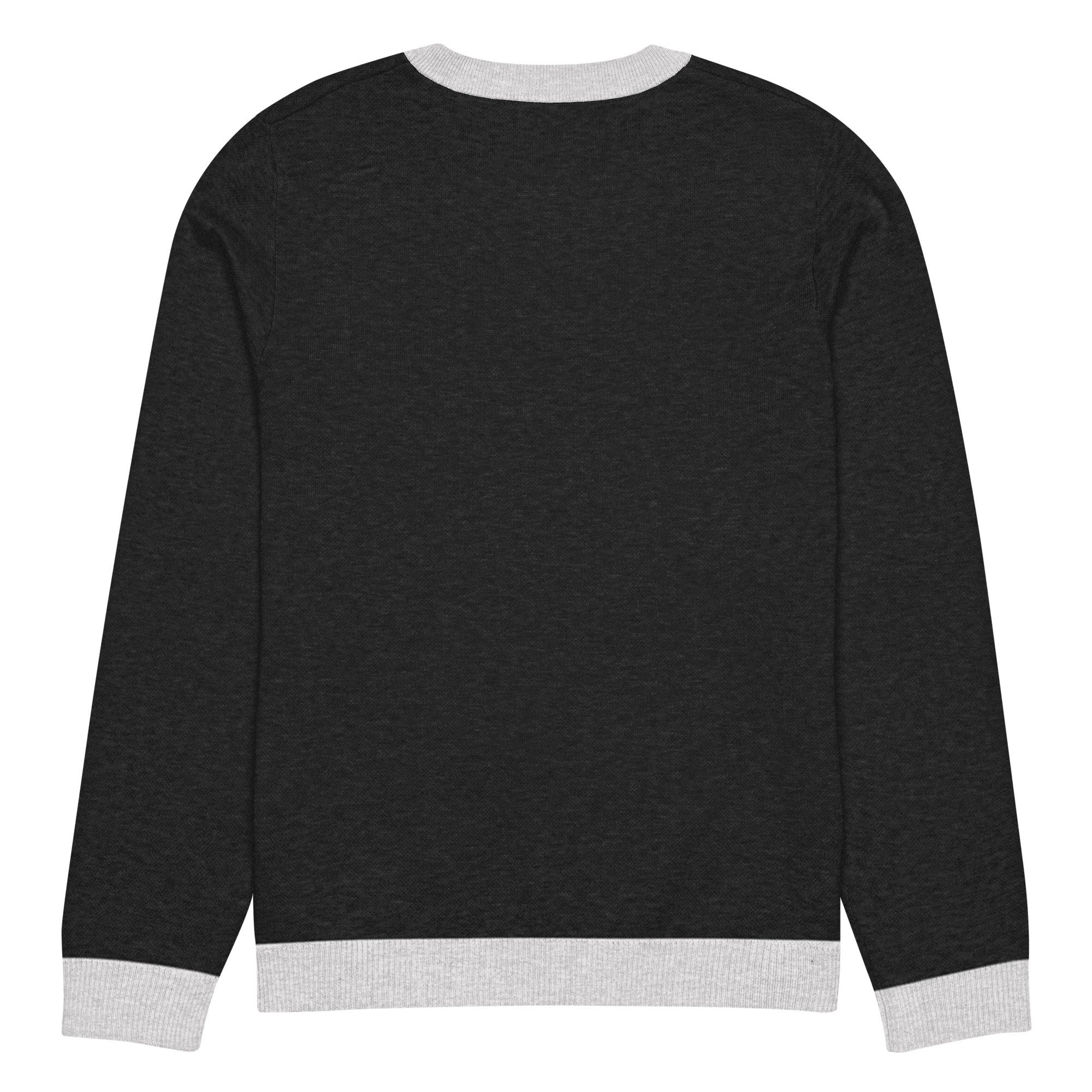 Black and White Knitted Sweater